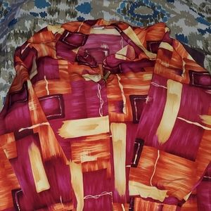 Vintage silk bomber large